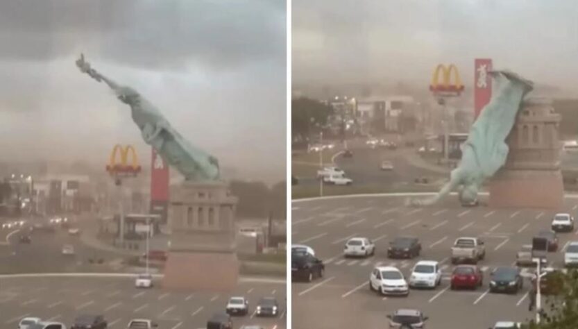 Новини світу - У Бразилії впала копія американської статуї Свободи