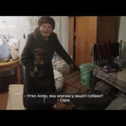 Рятувальники «ФЕНІКС» евакуювали останню мешканку та її улюбленців з прифронтового села