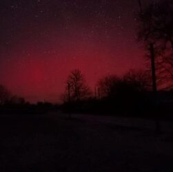 Новини України - На Сумщині фіксували полярне сяйво і подвійне гало