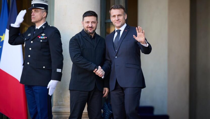 Новини України - Зеленський провів зустріч із Макроном у Парижі